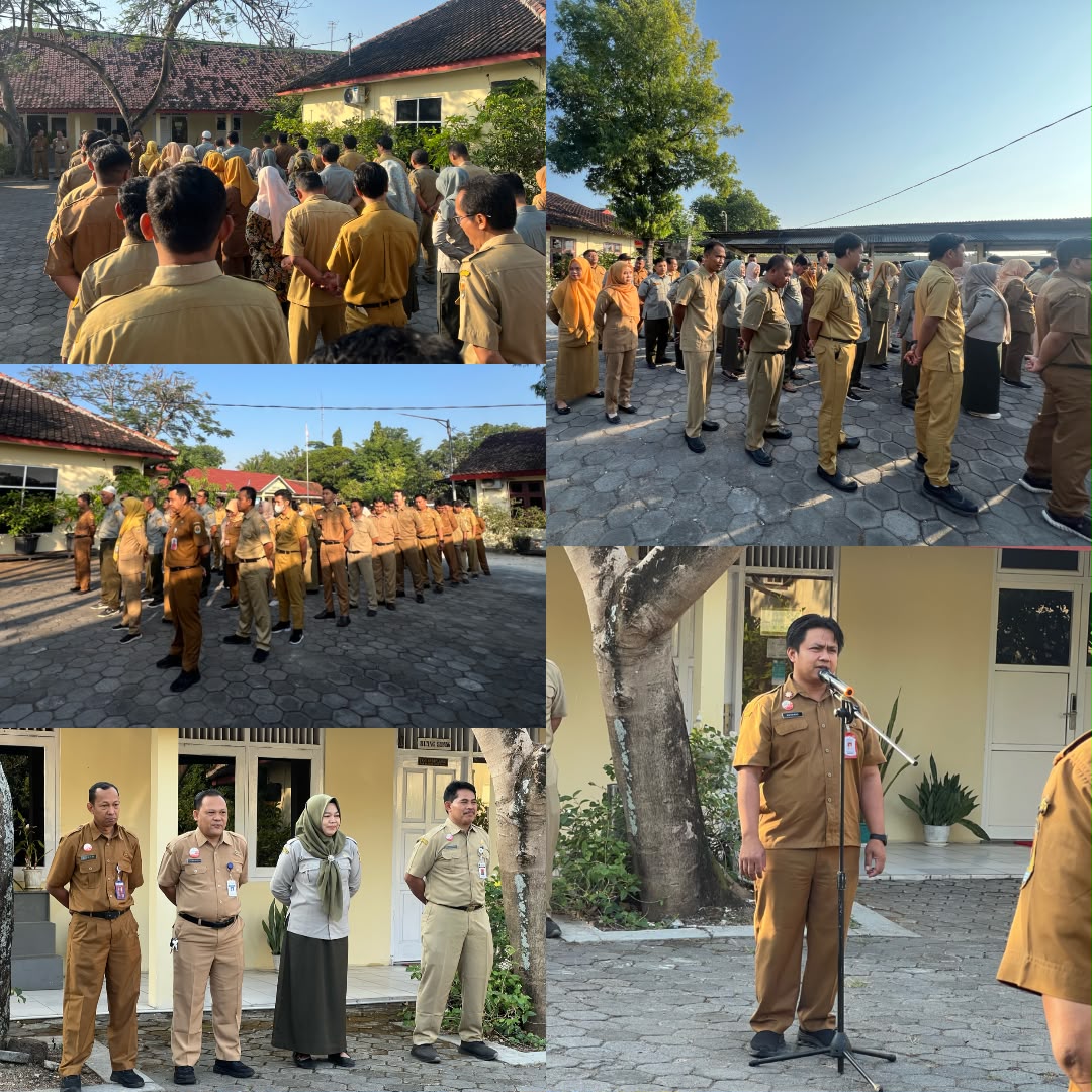Apel pagi karyawan & karyawati Dinas Pertanian Kab Grobogan, senin 20/07/2026